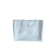 Maglia intima bambino Ellepi lana cotone bianco Girocollo macchiata MM