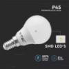 Lampadina LED basso consumo V-TAC E14 5,5W P45 Luce Fredda 42521