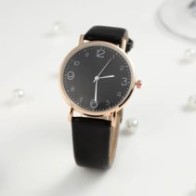 Noname Orologio Donna Al quarzo Analogico Adelaide Nero