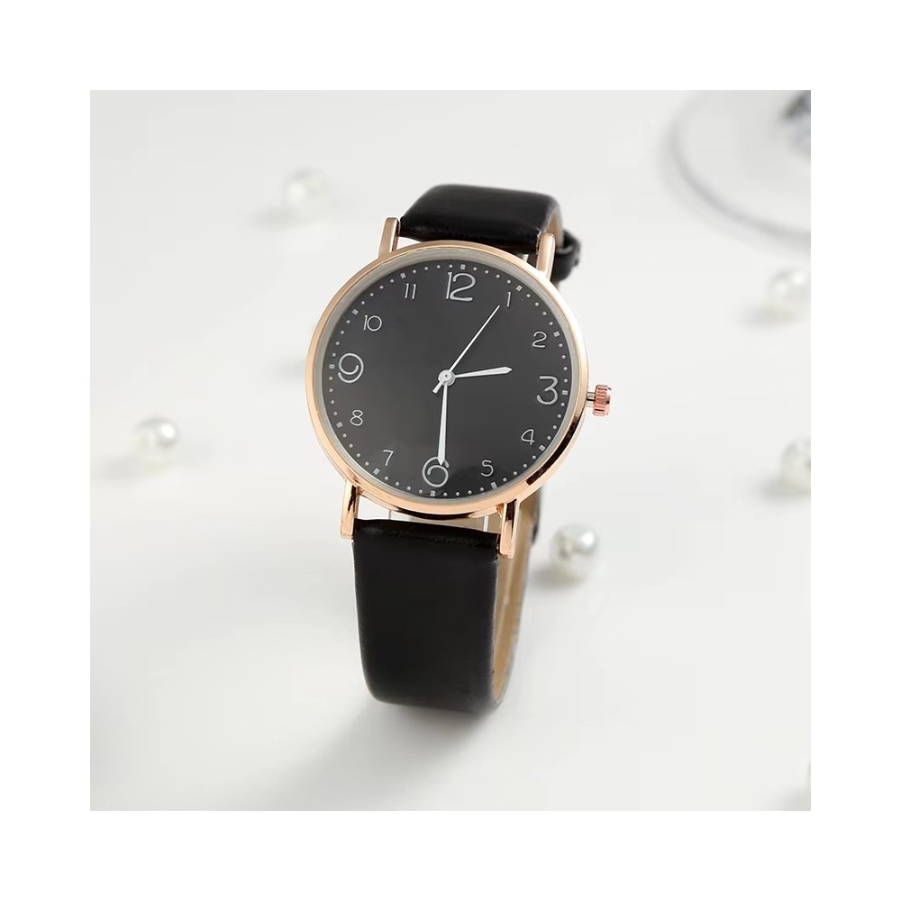 Noname Orologio Donna Al quarzo Analogico Adelaide Nero