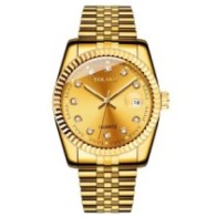 Yolako Orologio Unisex Al quarzo Analogico Adele Oro