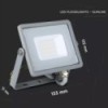 Faro LED basso consumo Pro V-TAC 20W Rettangolare 6400K 447